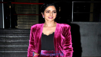 Sridevi and director Ravi Udyawar snapped at the special screening of their film ‘Mom’
