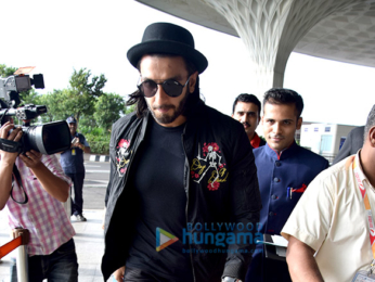 Superstar Ranveer Singh snapped at international airport