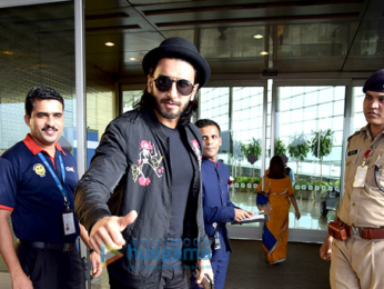 Superstar Ranveer Singh snapped at international airport