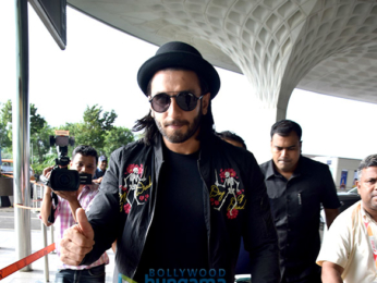 Superstar Ranveer Singh snapped at international airport
