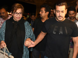 Superstar Salman Khan With Helen SPOTTED Leaving For IIFA New York 2017