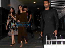 Sushant Singh Rajput, Kriti Sanon and her sister snapped post their dinner at Hakkasan