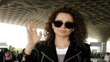 Sushant Singh Rajput and Kangna Ranaut snapped at the airport