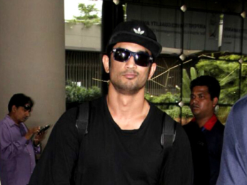 Sushant Singh Rajput and Kangna Ranaut snapped at the airport