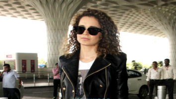 Sushant Singh Rajput and Kangna Ranaut snapped at the airport