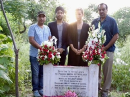 The Black Prince’s Director and Team visit Bamba Sutherland’s Grave