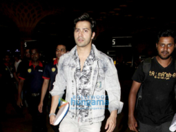 The cast of Varun Dhawan starrer Judwaa 2 snapped at the airport