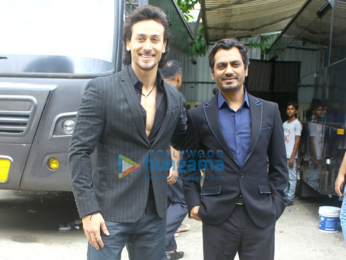 Tiger Shroff, Nidhhi Agerwal and Nawazuddin Siddiqui at the press conference of 'Main Hoon Michael'