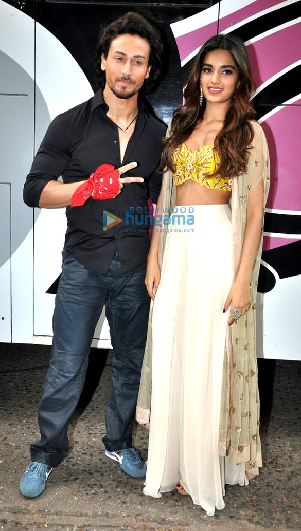 Tiger Shroff, Nidhhi Agerwal, Nawazuddin Siddiqui and director Sabbir Khan snapped promoting their film ‘Munna Michael’