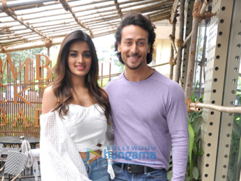 Tiger Shroff and Nidhhi Agerwal snapped promoting their film Munna Michael