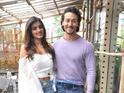 Tiger Shroff and Nidhhi Agerwal snapped promoting their film Munna Michael