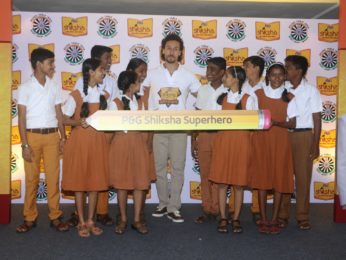 Tiger Shroff at the campaign launch of P&G Shiksha