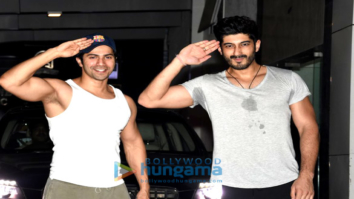 Varun Dhawan and Mohit Marwah snapped post their gym session in Bandra