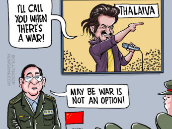Bollywood Toons: Can Rajinikanth stop India-China war?