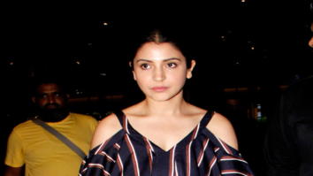 Sanjay Dutt, Anushka Sharma and Sidharth Malhotra at the airport