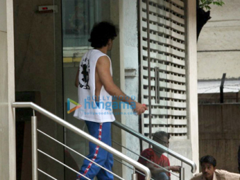 Ranbir Kapoor snapped post rehearsal for his forthcoming movie