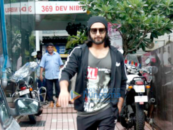 Ranveer Singh snapped post gym