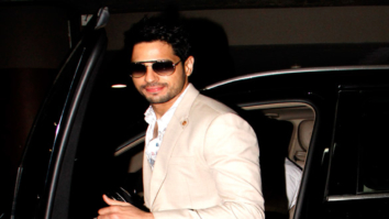 Sanjay Dutt, Anushka Sharma and Sidharth Malhotra at the airport