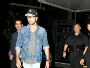 Ranbir Kapoor and family snapped post dinner at Yuatcha Bandra