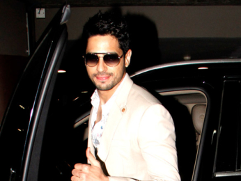 Sanjay Dutt, Anushka Sharma and Sidharth Malhotra at the airport