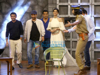 Farhan Akhtar and Diana Penty promote 'Lucknow Central' on Drama Company