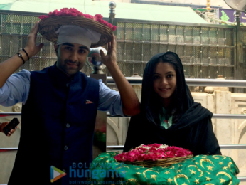 Aadar Jain and Anya Singh visit Ajmer Sharif Dargah