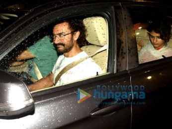 Aamir Khan, Fatima Sana Shaikh & Kiran Rao snapped post watching a play in Mumbai