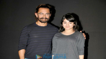 Aamir Khan, Kiran Rao & Zaira Wasim grace the first look launch of ‘Secret Superstar’