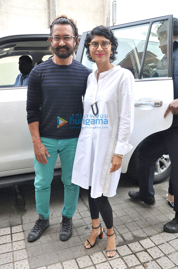 aamir khan kiran rao zaira wasim at the first look launch of secret superstar 7