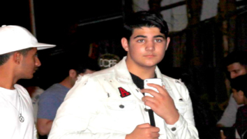 Aarav Kumar snapped with friends in Khar
