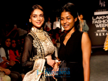 Aditi Rao Hydari walks for Jayanti Reddy at Lakme Fashion Week 2017