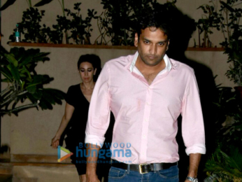 Aditya Roy Kapoor, Karisma Kapoor and others snapped at Sidharth Roy Kapoor's birthday dinner in Juhu