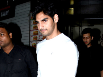 Ahan Shetty snapped with girlfriend Tania Shroff at Bastian