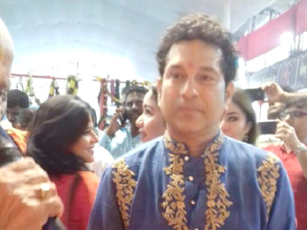 Aishwarya Rai Bachchan and Sachin Tendulkar family visits the GSB Ganesha in Wadala