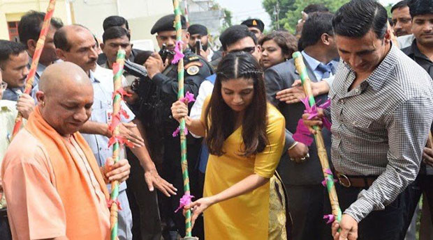 Akshay Kumar and Bhumi Pednekar meet UP Chief Minister Yogi Adityanath to kick-start cleanliness drive-03