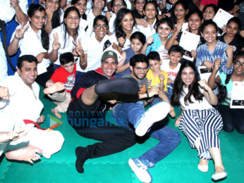 Akshay Kumar and Bhumi Pednekar at Martial Arts School's Graduation Day