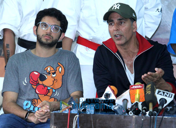 akshay and bhumi at martial arts schools graduation day 4