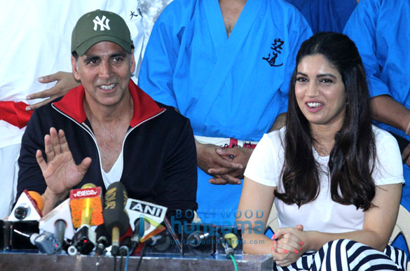 akshay and bhumi at martial arts schools graduation day 6