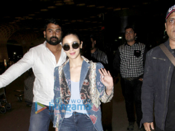 Alia Bhatt snapped at the airport