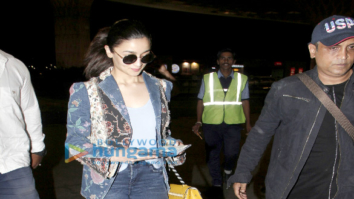 Alia Bhatt snapped at the airport