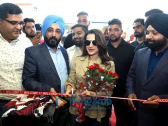 Ameesha Patel graces the launch of the 151st Linen Club store in Jalandhar