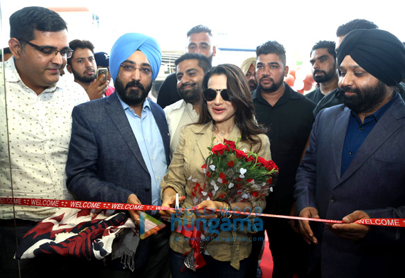 Ameesha Patel graces the launch of the 151st Linen Club store in Jalandhar