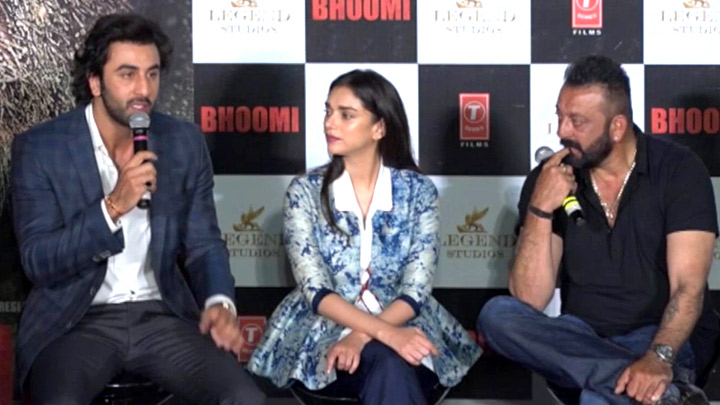 “Anything For You Ranbir Kapoor”: Sanjay Dutt | Jagga Jasoos | Bhoomi Trailer Launch