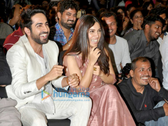 Ayushmann Khurrana and Bhumi Pednekar launch the first look of the film 'Shubh Mangal Saavdhan'