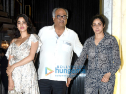 Boney Kapoor, Jahnvi Kapoor and Sonu Sood snapped attending Sridevi’s birthday bash at Arth in Bandra