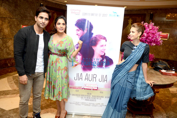 cast of the film jia aur jia grace the media meet for the film in new delhi 1