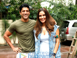 Farhan Akhtar shoots with Neha Dhupia for No Filter Neha
