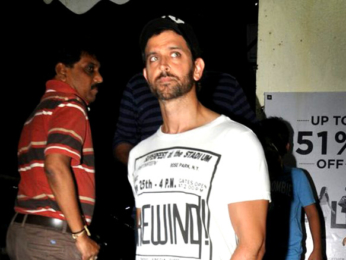 Hrithik Roshan & Sussanne Roshan with kids snapped post a movie screening at PVR Juhu