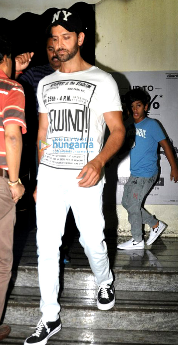 hrithik roshan sussanne roshan with kids snapped post a movie screening at pvr juhu 5
