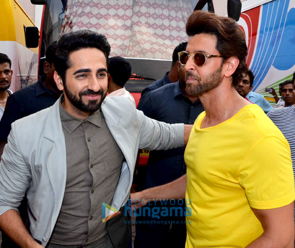 hrithik roshan and ayushmann khurrana snapped at mehboob studio 1